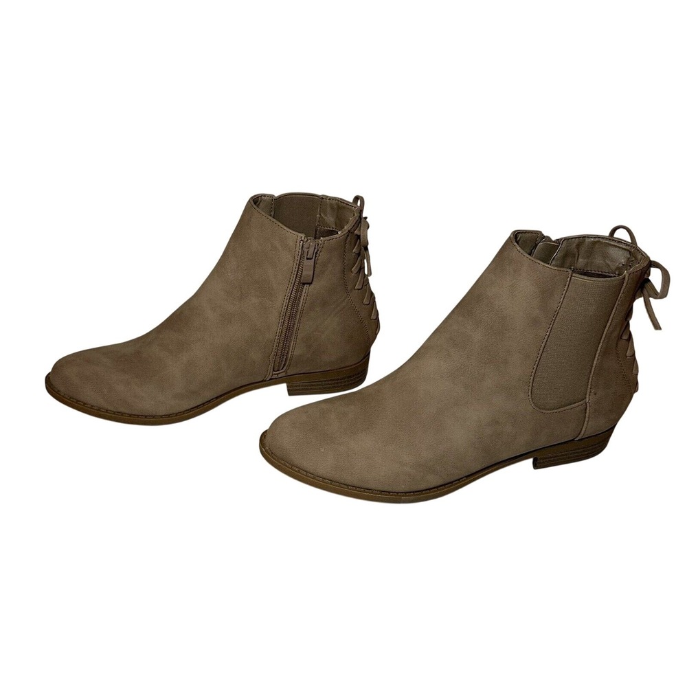 Womens Tan Top Moda Ankle‎ Booties Size 8